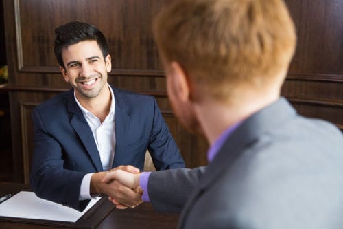 selling a business - two men negotiating